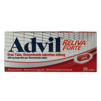 Advil Reliva forte 400mg ovaal blister 20 Dragees - thumbnail