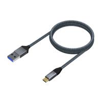 Cable USB 3.1 AISENS A107-0631 USB TIPO-C MACHO USB MACHO 1M GRIS - thumbnail