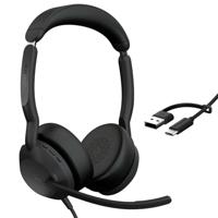 Jabra Evolve2 50 On Ear headset Kabel, Bluetooth Stereo Zwart Ruisonderdrukking (microfoon), Noise Cancelling Headset, Microfoon uitschakelbaar (mute), - thumbnail