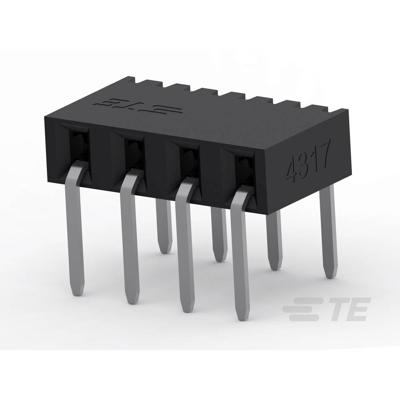 TE Connectivity 2314928-4 Female header, inbouw (standaard) Inhoud: 1 stuk(s) Tube