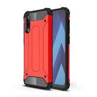 Magic Armor TPU + PC combinatie Case voor Galaxy A70 (rood) - thumbnail