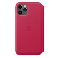 Apple leather Folio case iPhone 11 Pro Raspberry - thumbnail