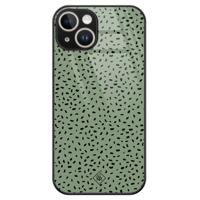 iPhone 13 hardcase - Green confetti - thumbnail