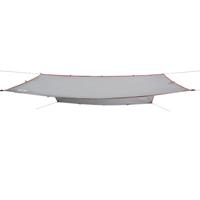 Kampeerluifel waterdicht 500x294 cm grijs en oranje - thumbnail