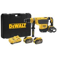 DeWALT DCH735X2 Accu combihamer SDS-Max 13,3J 54V XR FlexVolt 9.0Ah in koffer - thumbnail