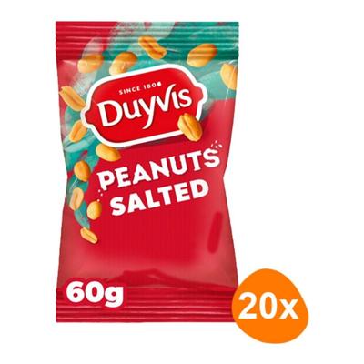 Duyvis pinda's gezouten portiepack (20x 60gr)