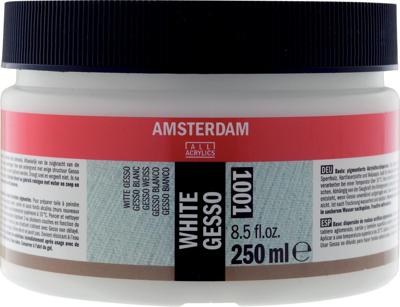 Amsterdam witte gesso, fles van 250 ml Amsterdam witte gesso, fles van 250 ml