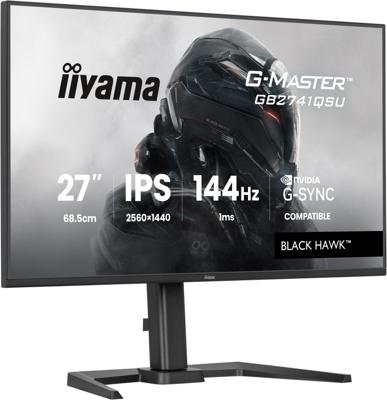Iiyama G-MASTER Gaming monitor Energielabel D (A - G) 68.6 cm (27 inch) 2560 x 1440 Pixel 16:9 1 ms IPS LED Iiyama G-MASTER Gaming monitor Energielabel D (A - G) 68.6 cm (27 inch) 2560 x 1440 Pixel 16:9 1 ms IPS LED