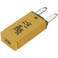 Hansor CBA1-2014 Zekeringautomaat standaard vlakzekering 20 A Oranje 1 stuk(s) - thumbnail