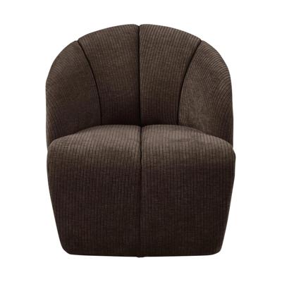 Woood Mojo fauteuil rib Bruin Woood Mojo fauteuil rib Bruin