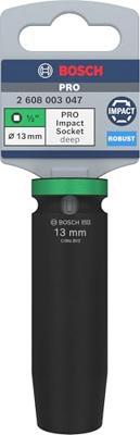 Bosch Accessoires Krachtdop SW 13 mm | M8 | 77 mm - 2608003047 Bosch Accessoires Krachtdop SW 13 mm | M8 | 77 mm - 2608003047