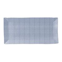 Royal Doulton Pacific Dots Serveerbord porselein 39 x 13 cm blauw - thumbnail