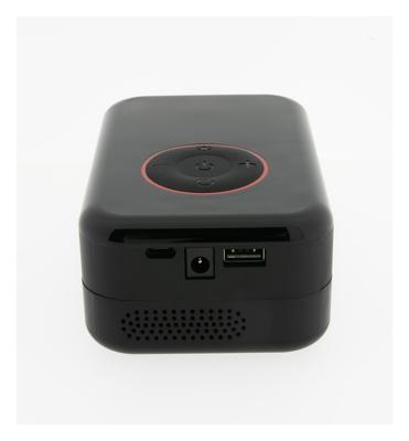 PATONA Elektrische bandenspomp 10,3 bar / 150 PSI Powerbank en LED-lamp Zwart