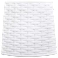 Kerstboomrok 56x23 cm kunststof wit - thumbnail