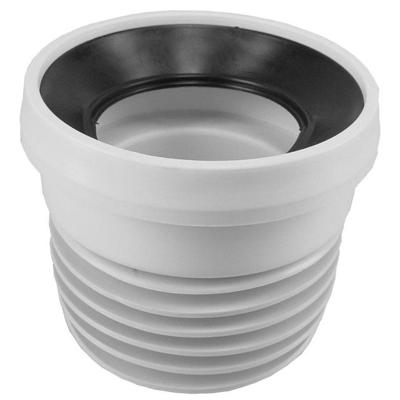 Riko closet manchet recht 100x110 mm wit