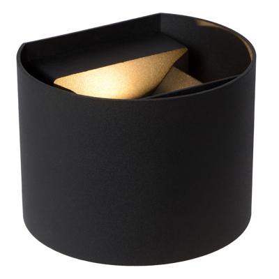 Lucide AXI - Wandspot / Wandlamp Badkamer - LED - 2x3,5W 2700K - IP54 - Verstelbare stralingshoek - Zwart