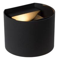 Lucide AXI - Wandspot / Wandlamp Badkamer - LED - 2x3,5W 2700K - IP54 - Verstelbare stralingshoek - Zwart - thumbnail