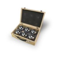 Selecta Luxe jeu de boules set in houten kist - thumbnail