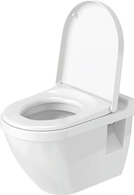 Duravit Starck 3 Wandcloset Pack Diepspoel En Softclose Closetzitting 36x54x40.5 cm Keramiek En Duroplast Wit - thumbnail