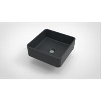 Opbouw Waskom Arcqua Case Vierkant 37x37 cm Mat Antraciet - thumbnail