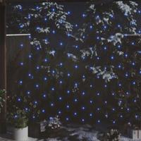 Kerstnetverlichting 544 LED's binnen en buiten 4x4 m blauw - thumbnail