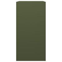 Haardhoutrek 60x40x80 cm staal groen - thumbnail