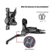 Tektro hd-e350 hydraulische schijfremset rh + sensorkabel 1800mm zwart - thumbnail