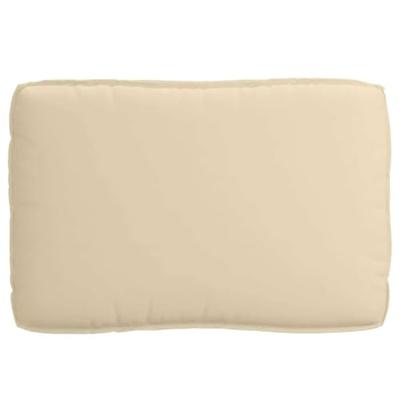 Palletkussen voor zitting Beige 120 x 80 x 12 cm Oxford stof