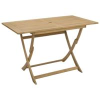 Tuintafel inklapbaar 120x70x75 cm massief acaciahout - thumbnail
