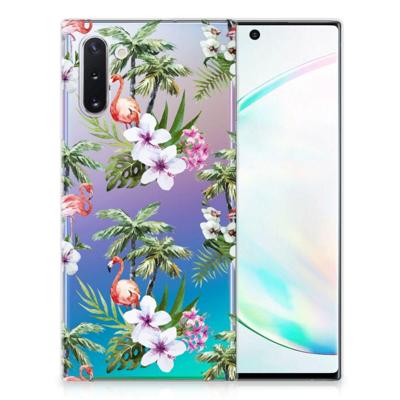 Samsung Galaxy Note 10 | TPU Hoesje | Flamingo Palms