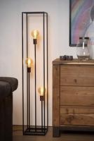 Lucide ARTHUR - Vloerlamp - 3xE27 - Zwart - thumbnail