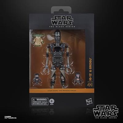 Star Wars: The Mandalorian Black Series Action Figure 2-Pack IG-12 & Grogu 15 cm