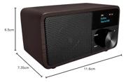 Sangean Genuine Mini DDR-7 Radio DAB+, VHF (FM) AUX, Bluetooth Donkerbruin - thumbnail