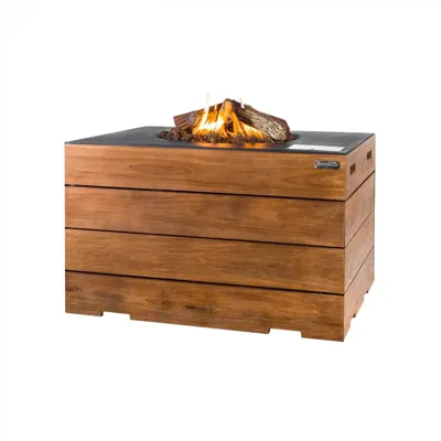 Happy Cocooning: Teakhouten Side Table met Poeder coated/rubber steunen - 2 stuks