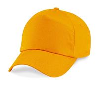 Beechfield CB10 Original 5 Panel Cap - Gold - One Size - thumbnail