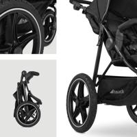 HAUCK - All-terrain kinderwagen - RUNNER 2 - 3 wielen - opvouwbaar met één hand - Zwart - thumbnail