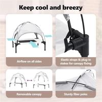 VidaXL Hondenbed zilvergrijs 76 x 62 x 70,5 cm staal - thumbnail