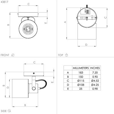 Eglo Messing wandspotSouthery - 43817