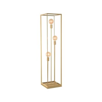 LABEL51 Vloerlamp 'Tetto' 3-lamps, kleur Antiek Goud