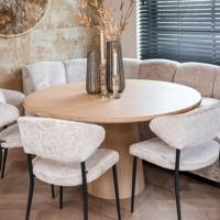 Richmond Ronde Eettafel 'Oakley' Eikenhout, Ø140cm - thumbnail
