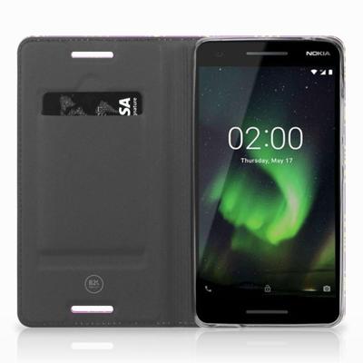 Telefoon Hoesje Nokia 2.1 2018 Barok Roze Telefoon Hoesje Nokia 2.1 2018 Barok Roze