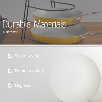 Metaltex Pannenrek 25x27x23 cm Zwart