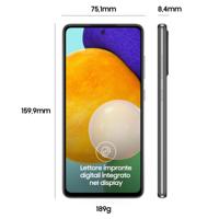 Samsung Galaxy A52 smartphone, 6,5 inch FHD + Infinity-O display, 6 GB RAM en 128 GB uitbreidbaar intern geheugen, 4500 mAh batterij en ultrasnel opladen, zwart - thumbnail