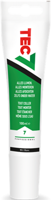 Tec7 tube universele kit 100ml wit - 535205000 Tec7 tube universele kit 100ml wit - 535205000