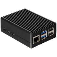 Joy-it RB-AlucaseP5-08 SBC-behuizing Geschikt voor serie: Raspberry Pi® Incl. passieve koeler Zwart - thumbnail