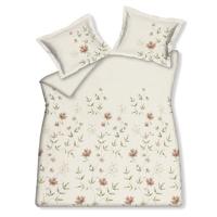 Vandyck Fleurine cream tan dekbedovertrek - thumbnail
