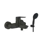 Grohe Start Badmengkraan - omstel - HOH 15cm - met handdoucheset - matte black (zwart) SW924868  / SW1126724 - thumbnail
