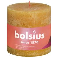 Bolsius shine rustiekkaars 100/100 honeycomb yellow - thumbnail