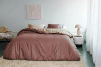 Beddinghouse Beddinghouse Dekbedovertrek Warm Roze 200x200/220 cm - thumbnail