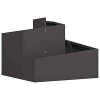 Tuin Bloempot Zwart 60 x 60 x 50 cm Staal - thumbnail